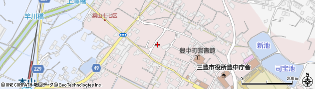 香川県三豊市豊中町本山甲362周辺の地図