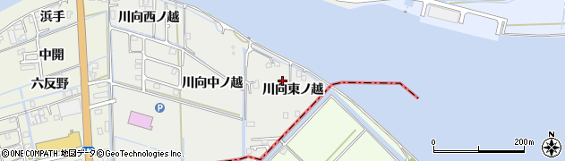 徳島県鳴門市大津町徳長川向東ノ越44周辺の地図