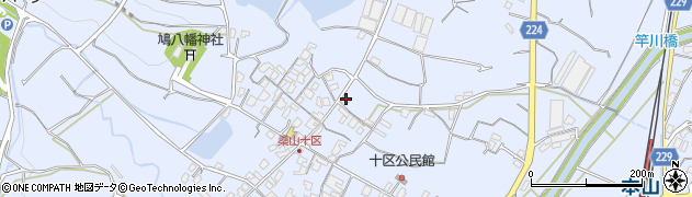 香川県三豊市豊中町岡本717周辺の地図