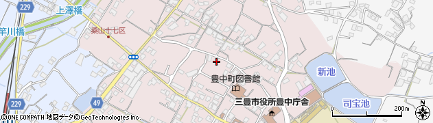香川県三豊市豊中町本山甲339周辺の地図