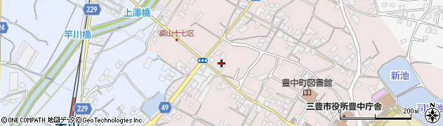 香川県三豊市豊中町本山甲656周辺の地図