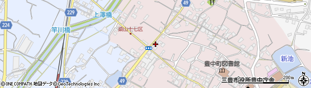 香川県三豊市豊中町本山甲640周辺の地図
