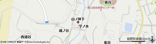 徳島県板野町（板野郡）犬伏（山ノ神下）周辺の地図