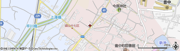 香川県三豊市豊中町本山甲558周辺の地図