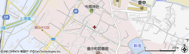 香川県三豊市豊中町本山甲331周辺の地図
