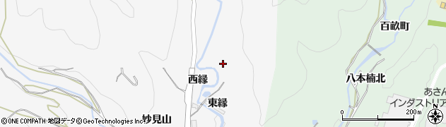 徳島県板野町（板野郡）黒谷（東縁）周辺の地図