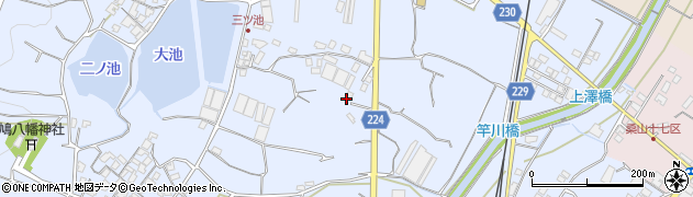 香川県三豊市豊中町岡本1005周辺の地図