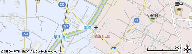 香川県三豊市豊中町岡本1243周辺の地図