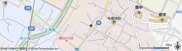 香川県三豊市豊中町本山甲534周辺の地図
