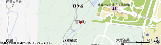 徳島県板野町（板野郡）松谷（百畝町）周辺の地図