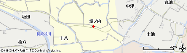 徳島県鳴門市大麻町萩原（堀ノ内）周辺の地図