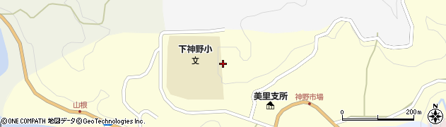 紀美野町文化センターみさとホール周辺の地図