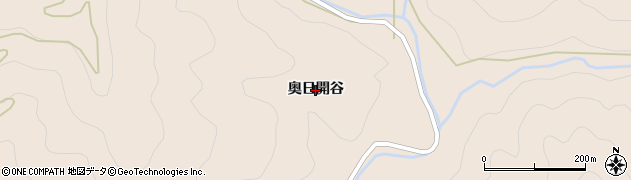 徳島県阿波市市場町日開谷（奥日開谷）周辺の地図