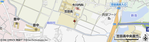 香川県三豊市豊中町笠田竹田272周辺の地図