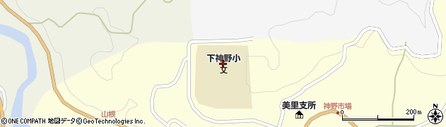 和歌山県海草郡紀美野町神野市場214周辺の地図