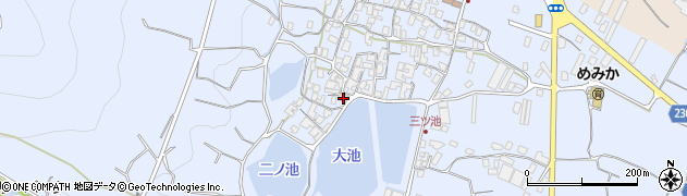 香川県三豊市豊中町岡本497-1周辺の地図
