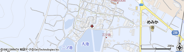 香川県三豊市豊中町岡本502周辺の地図