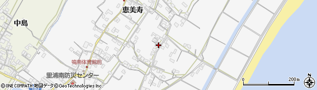 徳島県鳴門市里浦町里浦（恵美寿）周辺の地図