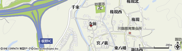 徳島県板野町（板野郡）川端（寺前）周辺の地図
