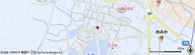 香川県三豊市豊中町岡本424周辺の地図
