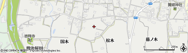 徳島県鳴門市大麻町板東（松木）周辺の地図