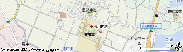 香川県三豊市豊中町笠田竹田251周辺の地図
