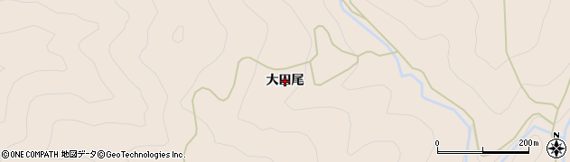 徳島県阿波市土成町宮川内（大田尾）周辺の地図