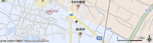 香川県三豊市豊中町岡本302周辺の地図