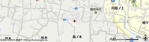 徳島県鳴門市大麻町板東藤ノ木周辺の地図