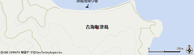 愛媛県今治市吉海町津島周辺の地図