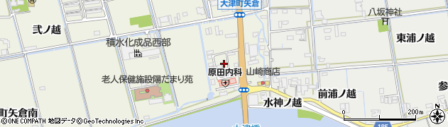徳島県鳴門市大津町矢倉六ノ越7周辺の地図