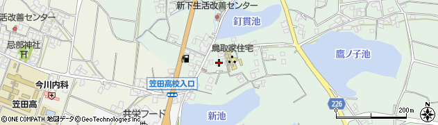 香川県三豊市豊中町笠田笠岡1762周辺の地図