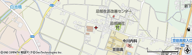 香川県三豊市豊中町笠田竹田435周辺の地図