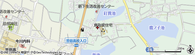 香川県三豊市豊中町笠田笠岡1760周辺の地図