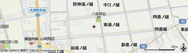 徳島県鳴門市大津町徳長（東浦ノ越）周辺の地図