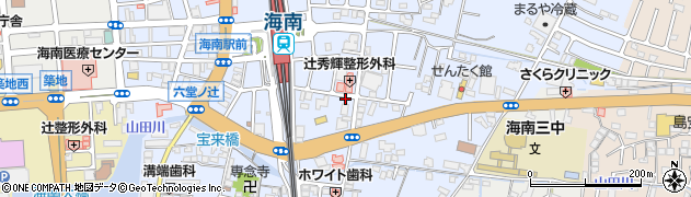 将棋連盟海南支部道場周辺の地図
