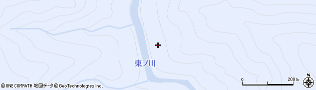 東ノ川周辺の地図