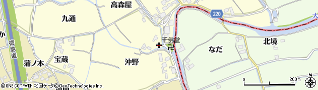 徳島県鳴門市大津町段関高森屋16周辺の地図