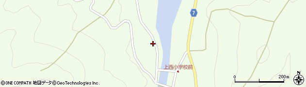 香川県高松市塩江町上西乙588周辺の地図
