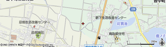 香川県三豊市豊中町笠田笠岡2007周辺の地図
