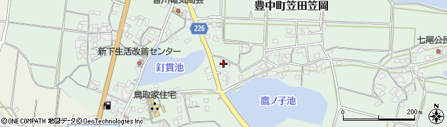 香川県三豊市豊中町笠田笠岡1699周辺の地図