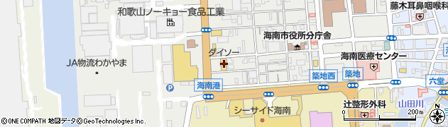 ダイソー和歌山海南店周辺の地図