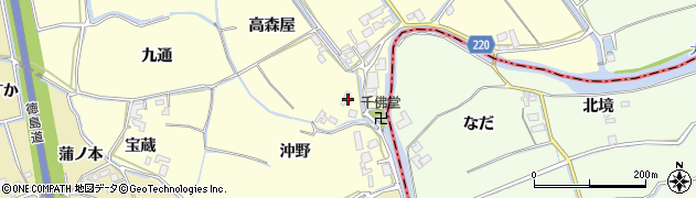 徳島県鳴門市大津町段関高森屋15周辺の地図