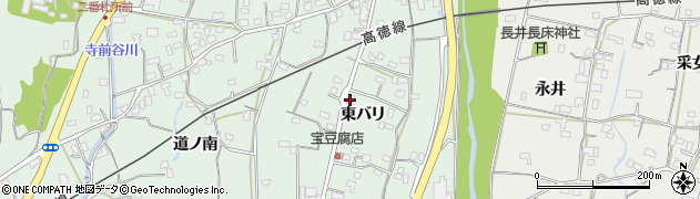 徳島県鳴門市大麻町桧（東バリ）周辺の地図