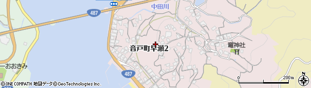広島県呉市音戸町早瀬2丁目周辺の地図