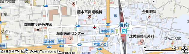 紀陽銀行海南支店周辺の地図