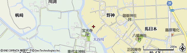 徳島県鳴門市大津町大幸（西塩田）周辺の地図