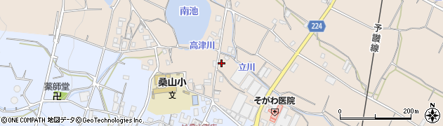 香川県三豊市豊中町下高野1147-6周辺の地図