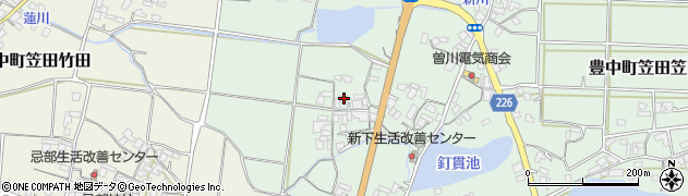 香川県三豊市豊中町笠田笠岡2025周辺の地図