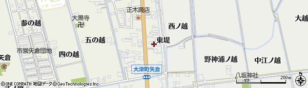 徳島県鳴門市大津町矢倉六ノ越周辺の地図